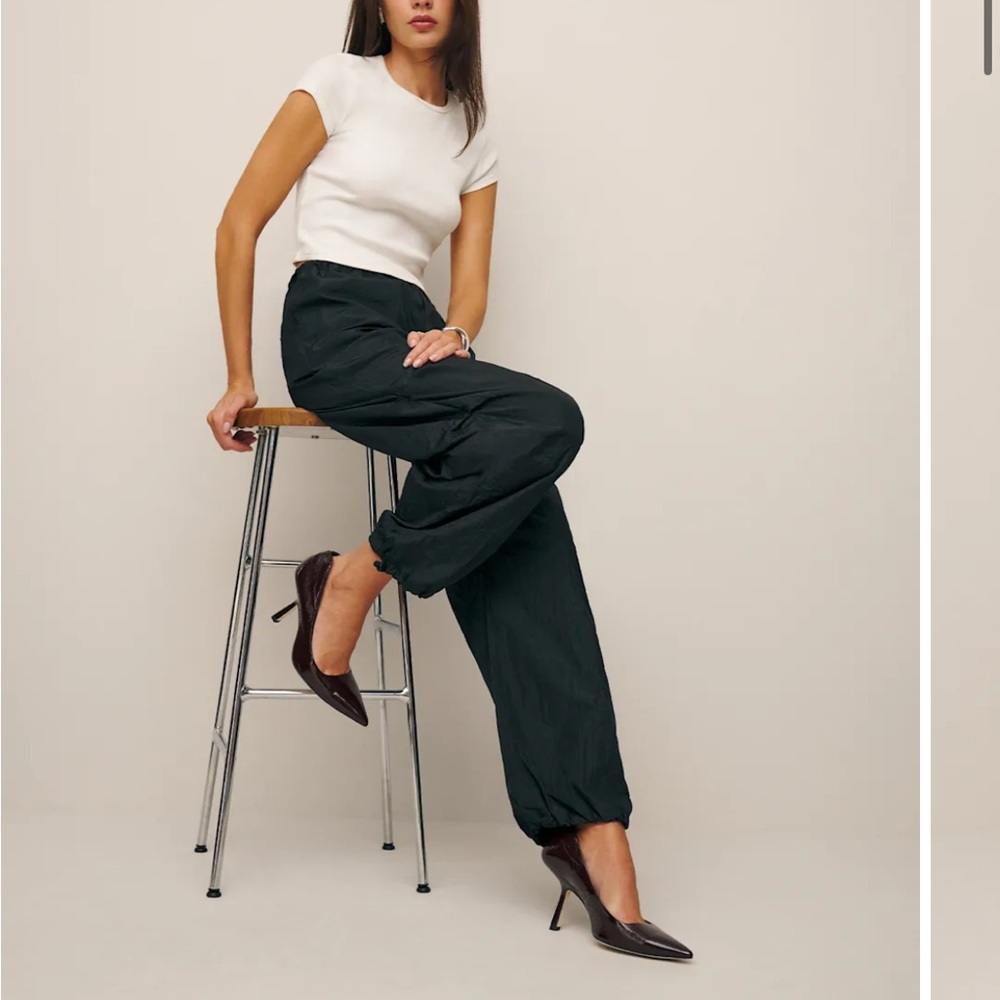 Reformation Petites Camden Pant Black - Size MP